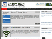 Tablet Screenshot of chimpytech.com